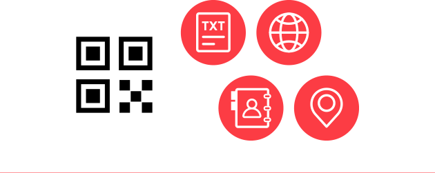 アプリ上で簡単にQRコード作成！のイメージ