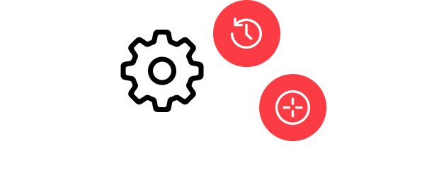 履歴確認やオプション設定！のイメージ